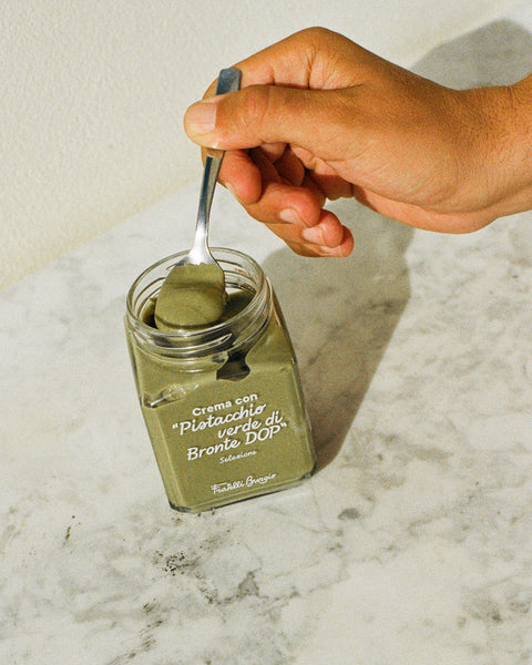 Crema con "Pistacchio verde di Bronte DOP"