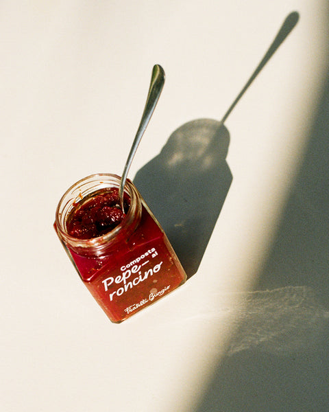 Chili peppers compote