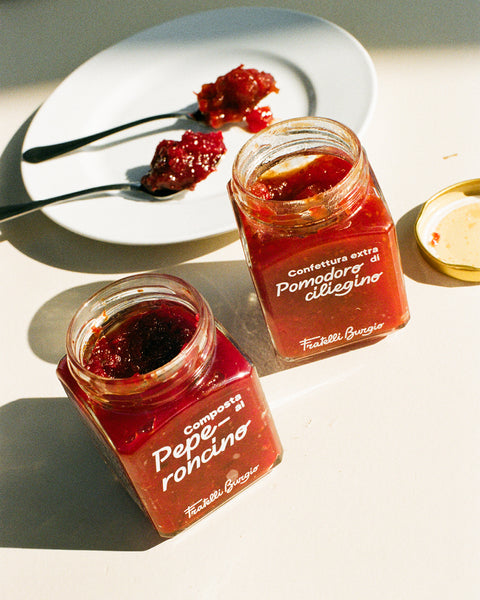 Chili peppers compote